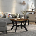 Round Coffee Table, Stylish Accent Table, Perfect for Drinks, Books & Home Decor Display