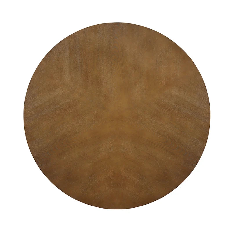 Round Coffee Table, Stylish Accent Table, Perfect for Drinks, Books & Home Decor Display