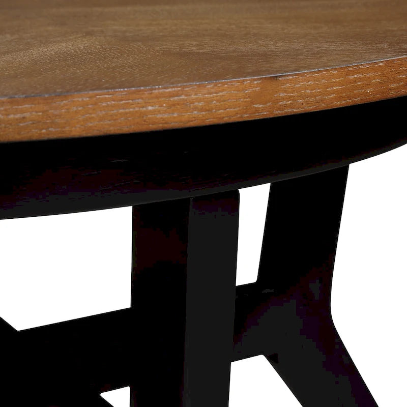 Round Coffee Table, Stylish Accent Table, Perfect for Drinks, Books & Home Decor Display