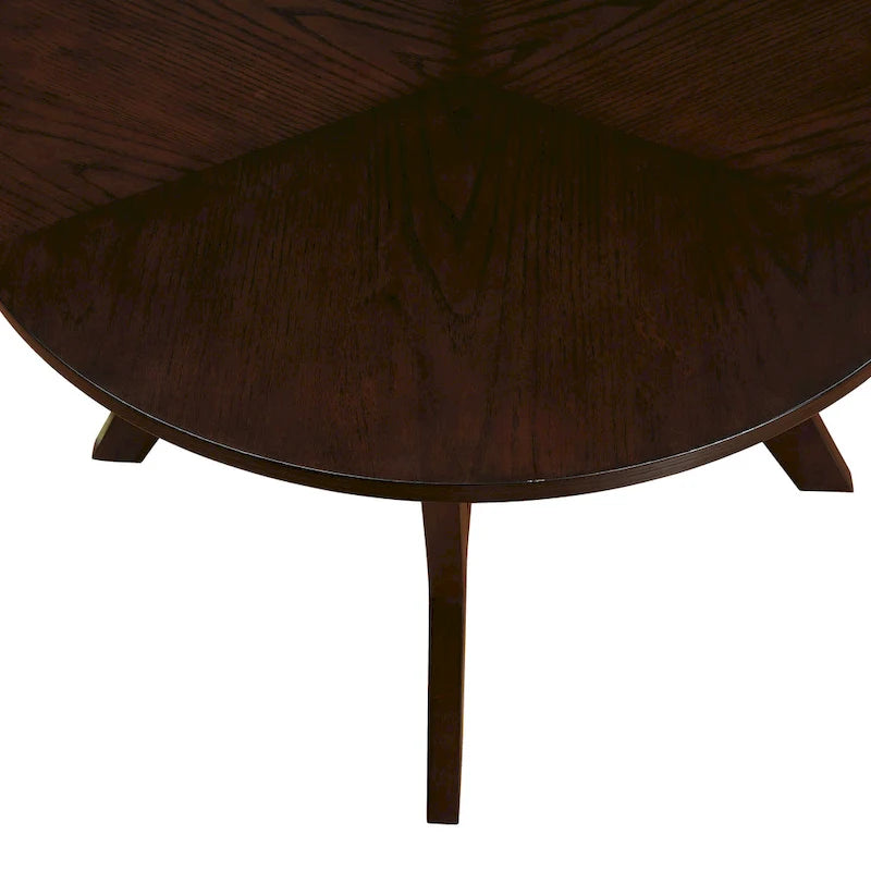 Round Coffee Table, Stylish Accent Table, Perfect for Drinks, Books & Home Decor Display