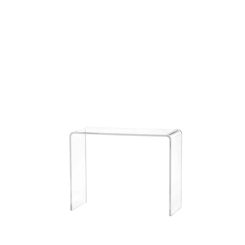 Acrylic Console Table, Transparent Slim Accent Table, Sturdy & Lightweight for Living Room