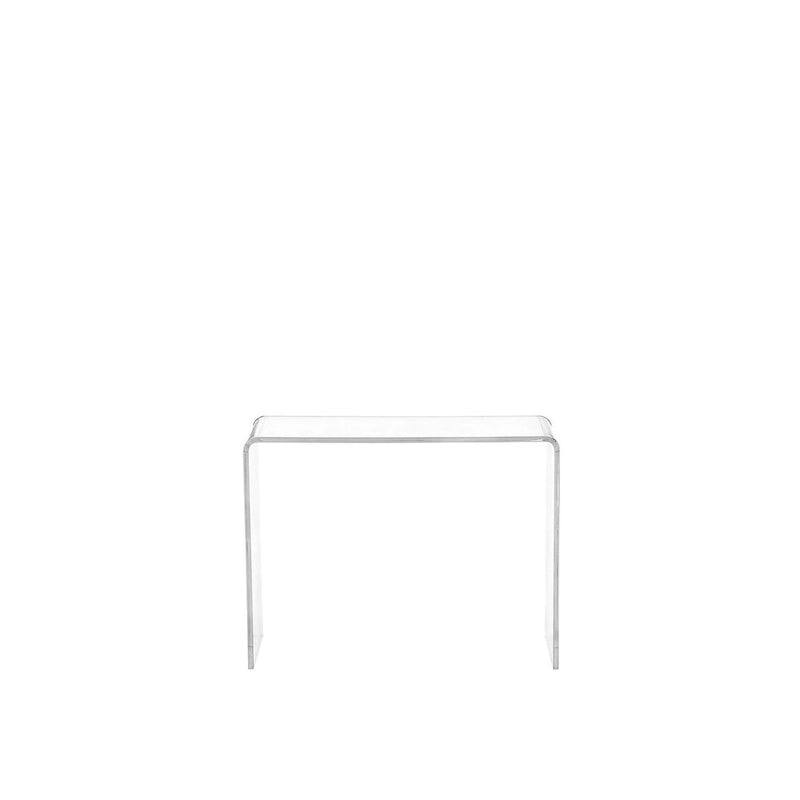 Acrylic Console Table, Transparent Slim Accent Table, Sturdy & Lightweight for Living Room