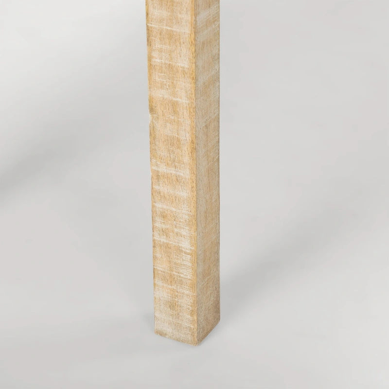 Small Blonde Wood Console Table
