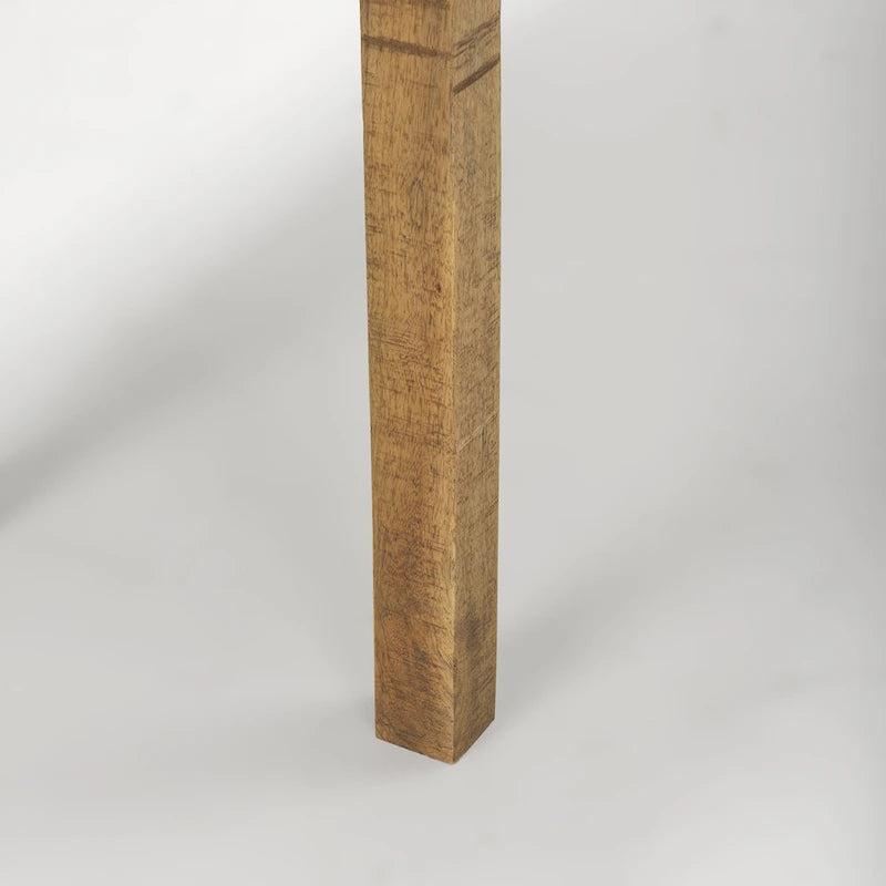 Small Blonde Wood Console Table