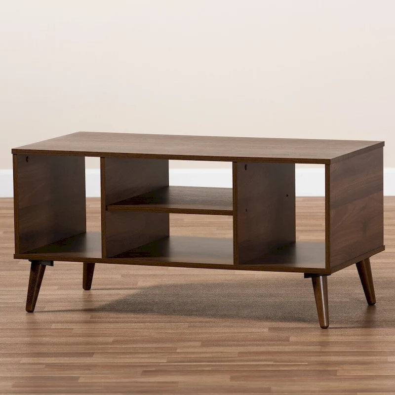 Walnut Finished Coffee Table