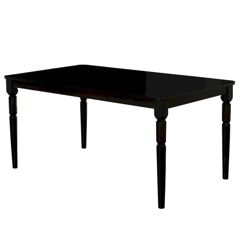 Dining Table, Solid Wood Dinner Table, Sturdy Frame for Family Meals & Gatherings
