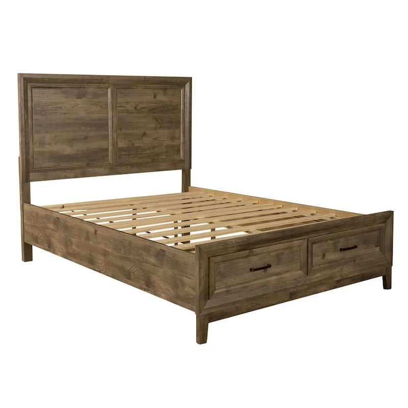 Letto contenitore, robusto giroletto con vano portaoggetti nascosto, perfetto per riporre biancheria da letto extra