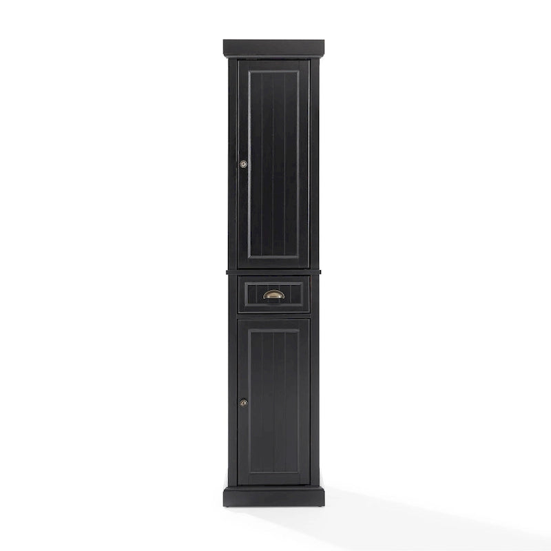 Tall Linen Cabinet, Freestanding Tall Storage Cabinet for Bathroom & Bedroom Organizing