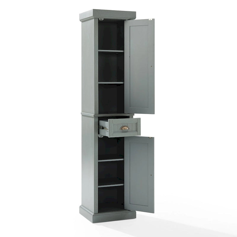 Tall Linen Cabinet, Freestanding Tall Storage Cabinet for Bathroom & Bedroom Organizing