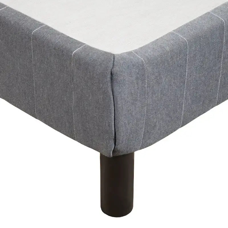 Struttura letto king size con base a piattaforma Enforce e rete a molle in metallo