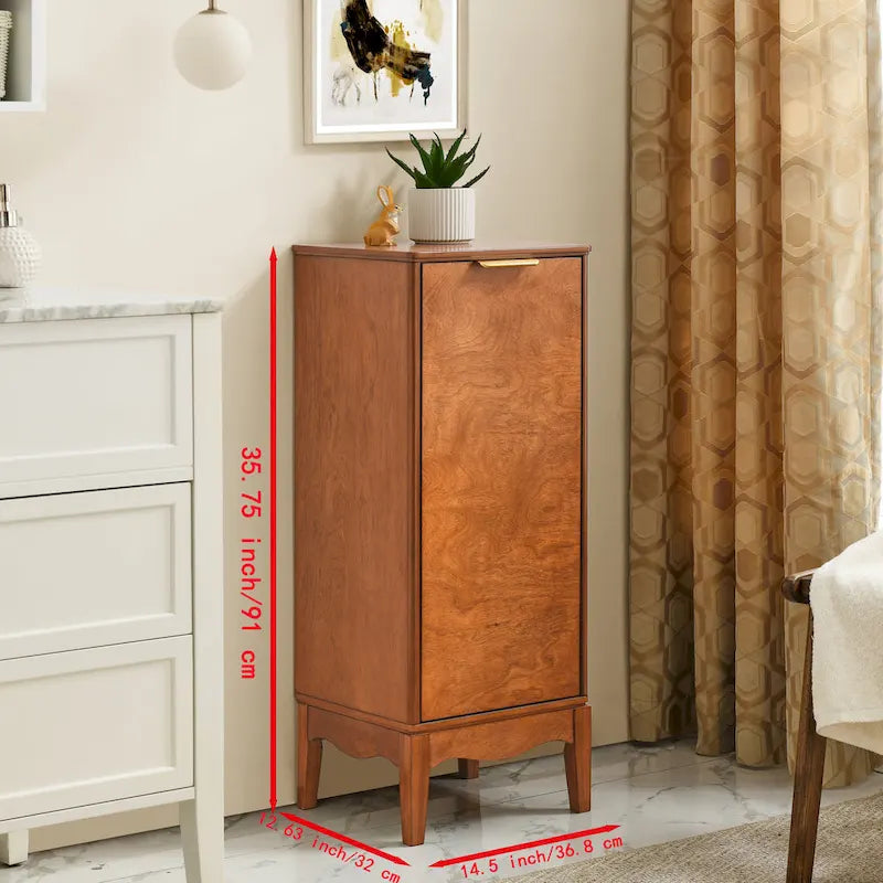 Mobiletto da pavimento moderno per bagno con ripiani regolabili