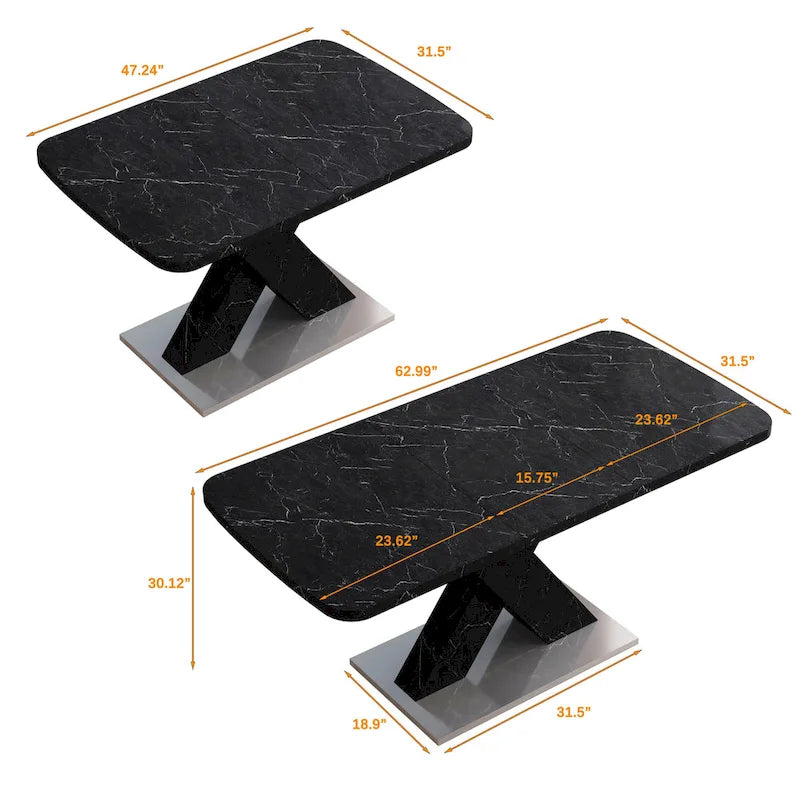 Stretchable Dining Table - N/A