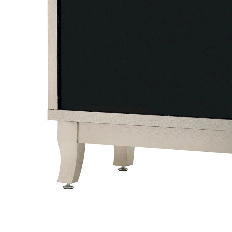 Credenza con mobile buffet a 3 ante a specchio