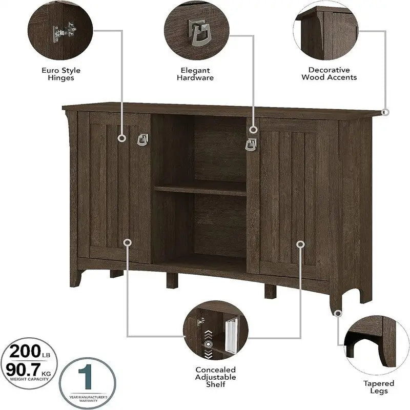 Buffet Cabinet, Versatile Server Cabinet, Decorative Sideboard for Home Organization