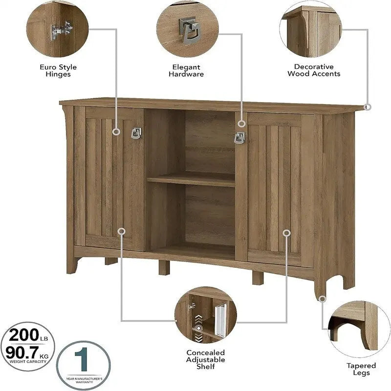 Buffet Cabinet, Versatile Server Cabinet, Decorative Sideboard for Home Organization
