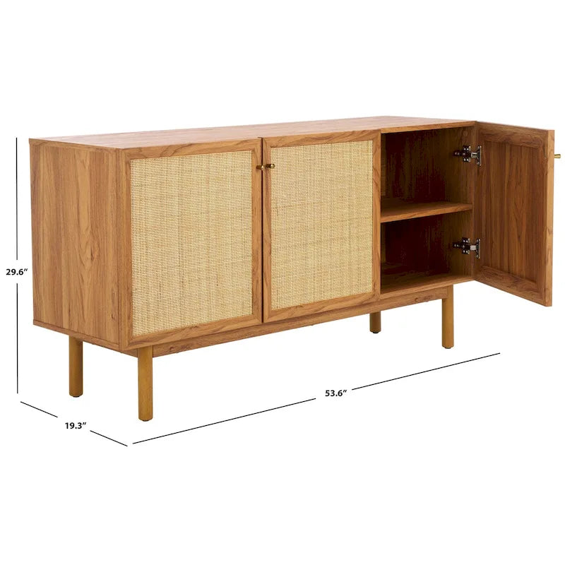 3 Door Sideboard/Media Stand - 54Wx19Dx30H