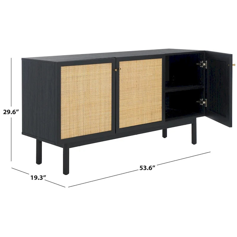 Credenza/porta TV a 3 ante - 54Wx19Dx30H