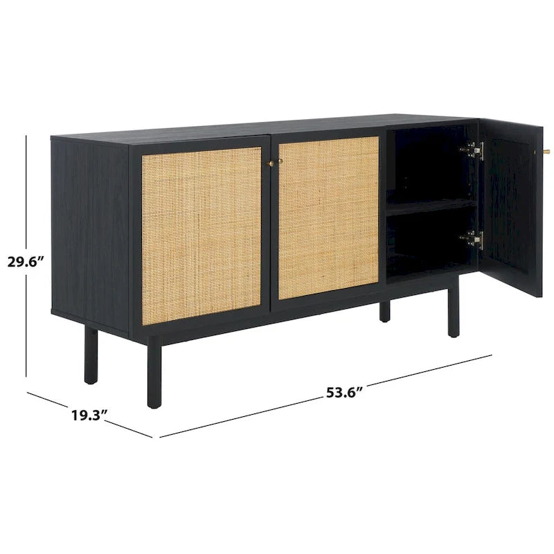 3 Door Sideboard/Media Stand - 54Wx19Dx30H