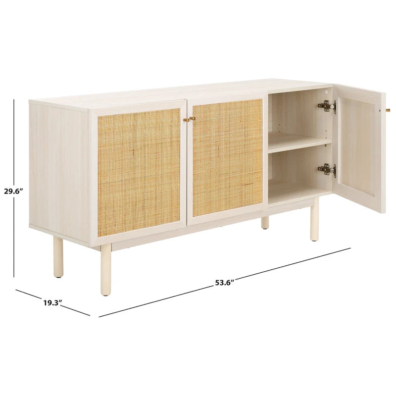 3 Door Sideboard/Media Stand - 54Wx19Dx30H